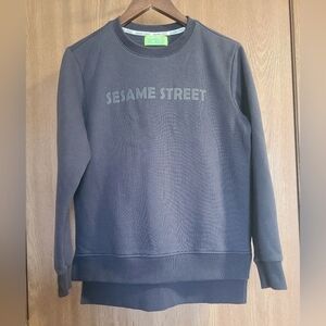 Sesame Street Sweatshirt Embroidered Elmo